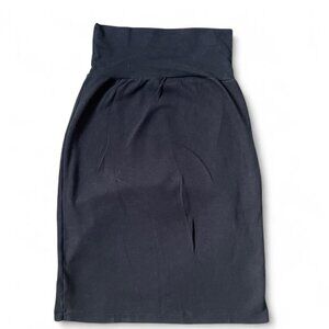 XS-S Black high rise mini skirt with elastic waistband